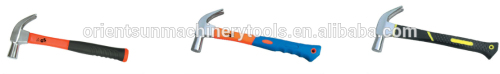 different type of claw hammer with handle