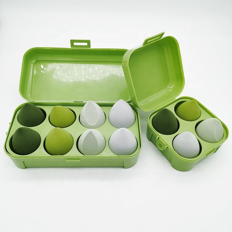 Green 8pcsbox Latex Free Cosmetic Sponge Set4 Jpg