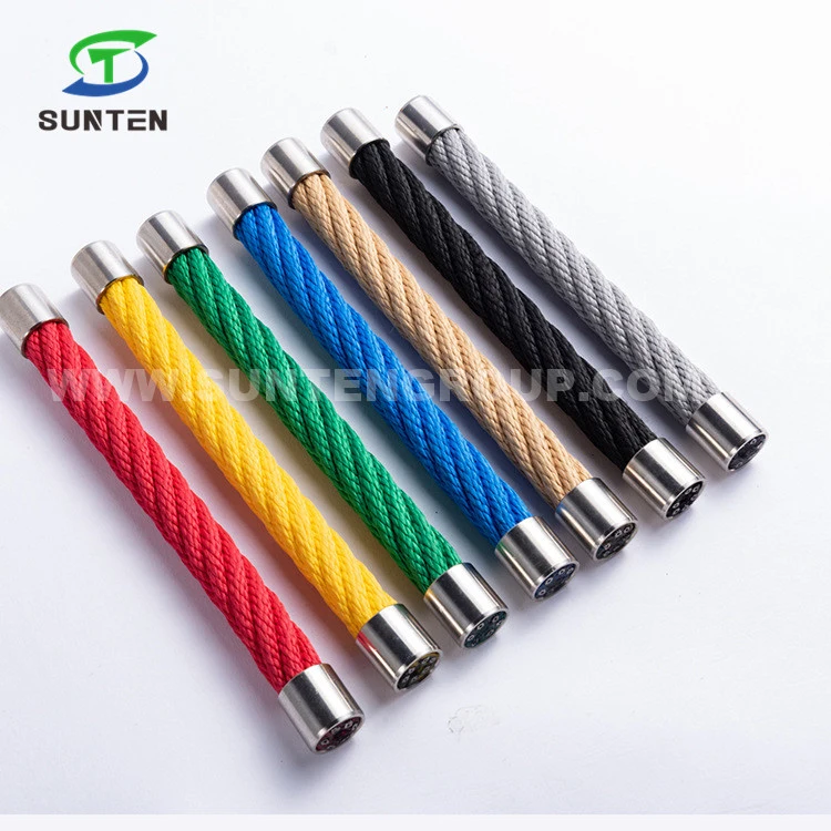 EU Standard PP/PE/Polypropylene/Polyester/Polyamide/Nylon/Plastic/PA Multifilament Combination Compound Steel Wire Rope for Fishing