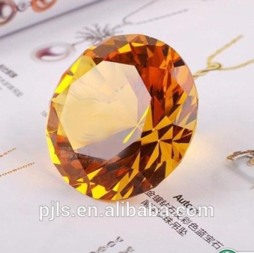 Fancy citrine crystal diamond gifts