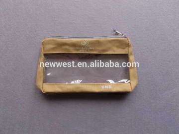 Hotel Use Small cosmetic travel PVC bag with zipper