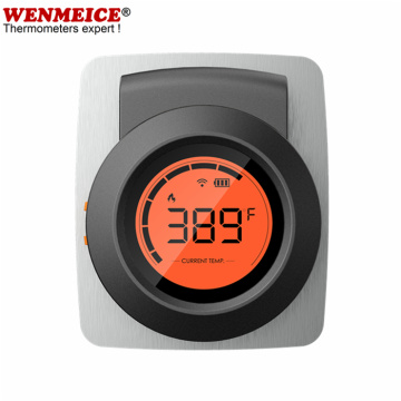 Bluetooth Wireless Dual Probe Fleischthermometer für Grillgrilldeckel