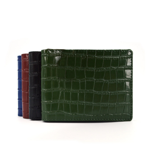 New Arrival Mens Unisex Handmade Crocodile Leather Wallet