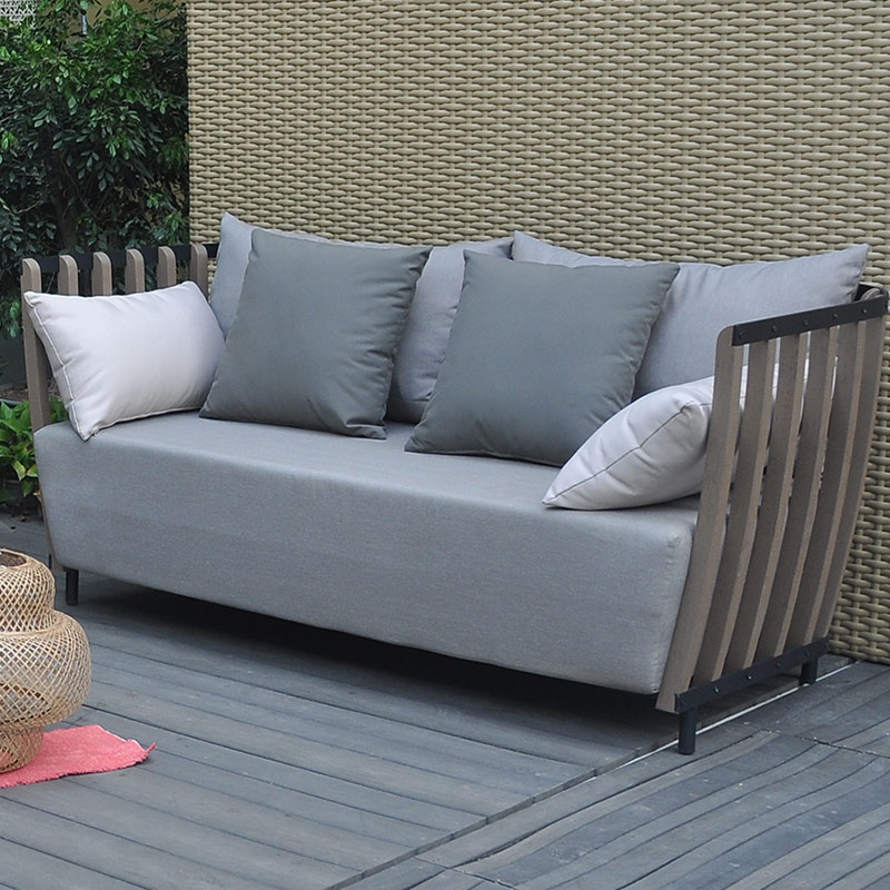 Newest Outdoor Sofa Set Balcony Teak Garden Sofa