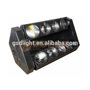 Guangzhou Baiyun full color 8x10W RGBW led spider beam moving head lights
