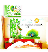 Bamboo wall sticker