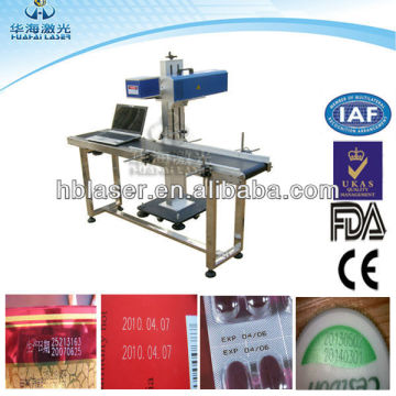 flying co2 coreldraw support sequence number laser marking machine