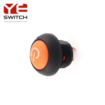 Push Button Switch with Power Logo IP67 Waterproof