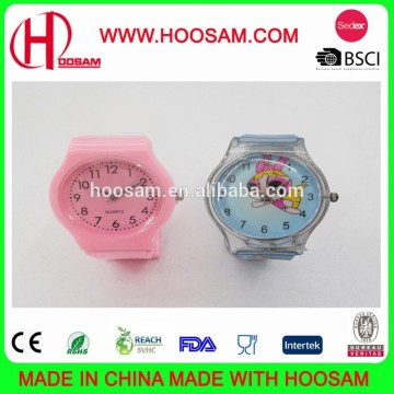 Silicone waterproof kids watch/ 2017 Lovely silicone kids slap watch/ Silicone kids carton watch