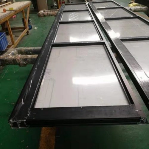 Aluminum Alloy Frame Transparent Door Commercial Perspective