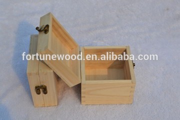 Customized design Paulownia wood gift packing box