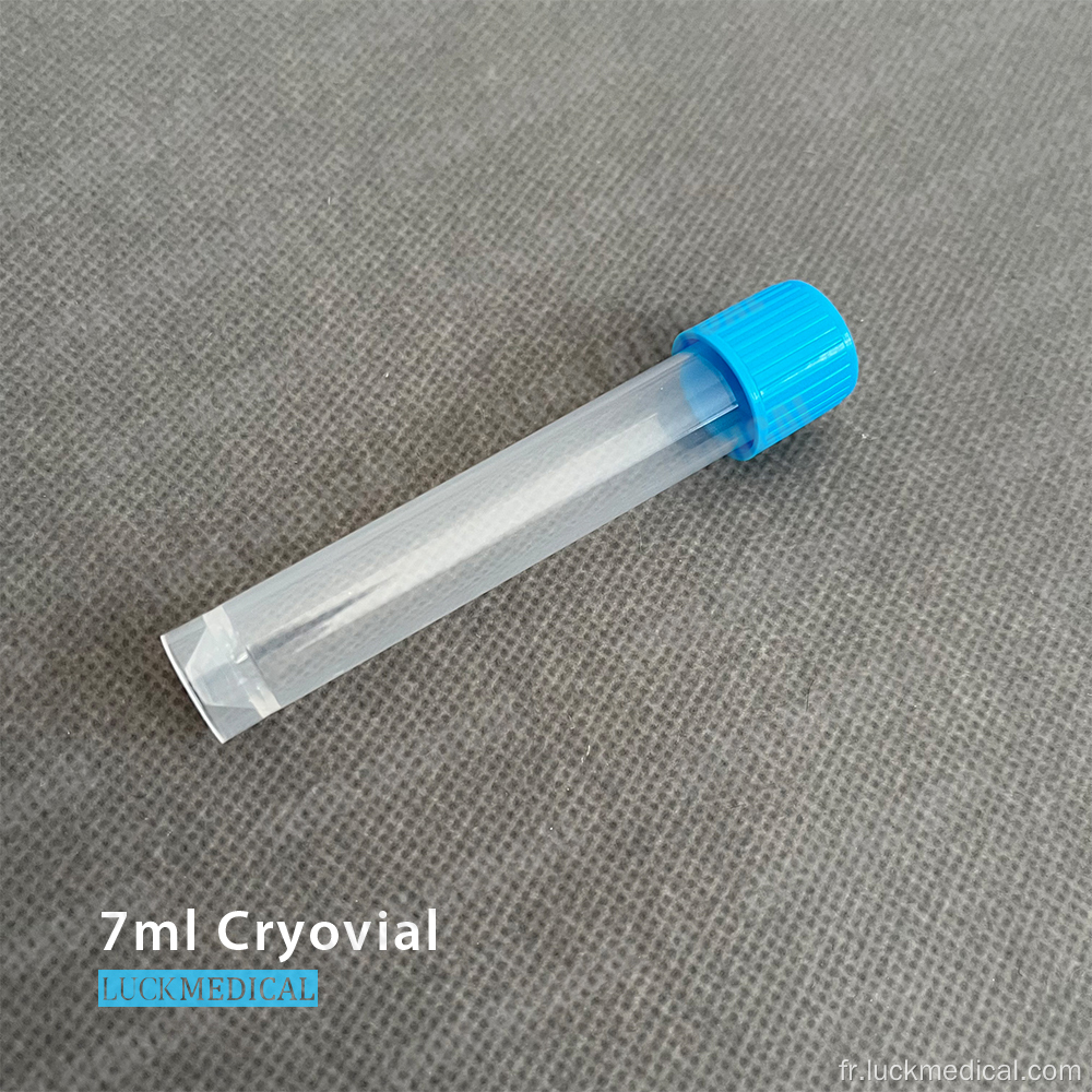 Cryotube externe 7 ml de congélateur FDA