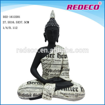 Funny polyresin sitting buddha statues