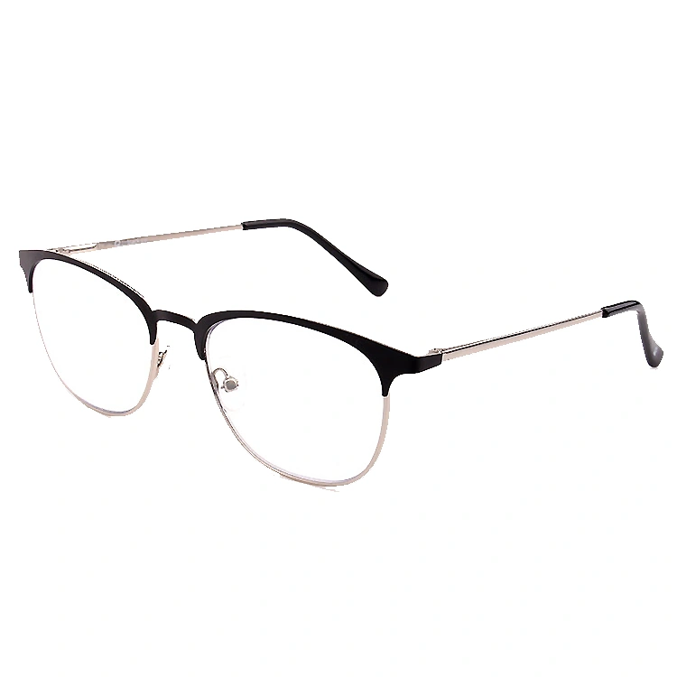 Factory Directly Double Colored Copper Reading Glasses with Acetate Tip