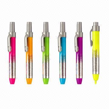 Retractable Highlighter Pen