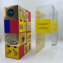 Circular cake gift packaging box