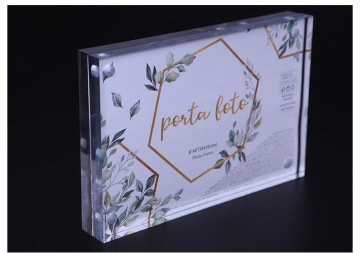 Strong Magnetic Acrylic Photo Frames Crystal Photo Frame