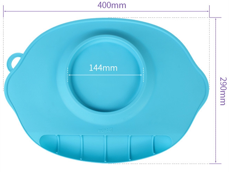 Silicone Suction Bowl Kids Placemat For Baby