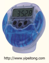 Transparent calorie pedometer