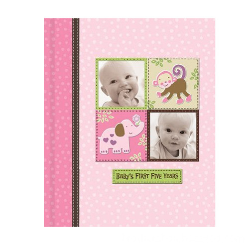 Baby Girl Memory Book Hardcover Record Diary