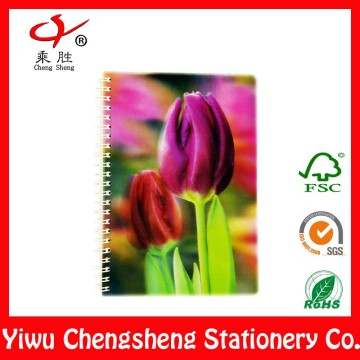 factory custom 3d lenticular notebook
