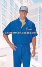 Men's blue short sleeves power workwear SLW043