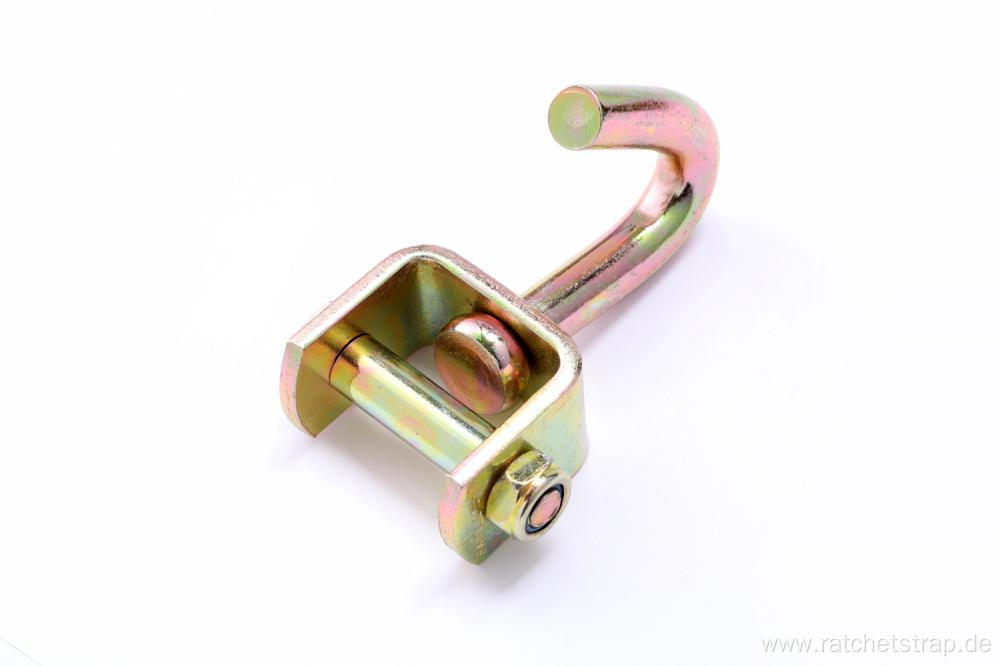 38MM Zinc Plated Swivel J Hook 3T For Tire Strap