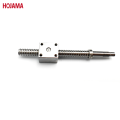 Diameter 8mm Lead 2mm Ballscrew with Square Nut