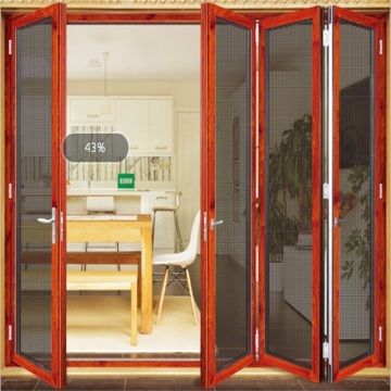 Aluminum Folding Security Screen Door