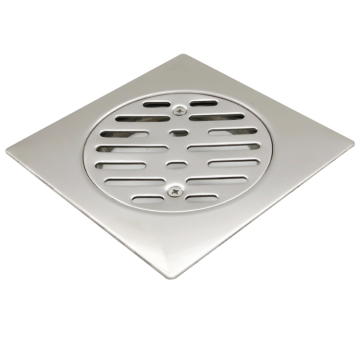 Dreno de piso de aço inoxidável, ss304 ss316 dreno de piso anti-odor quadrado com vedação de borracha