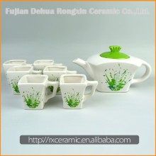 Excellent Quality and Reasonable Price white decorative ceramic teapots