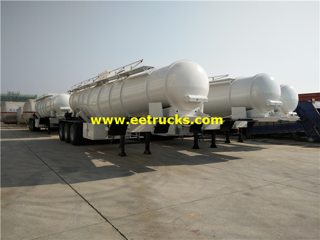 3 axles H2SO4 Transport Tank Trailers