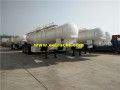 Reboques do tanque de transporte dos eixos 21cbm 3 eixos H2SO4