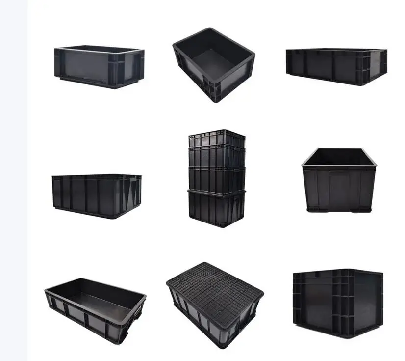 Antistatic Plastic Bin Black Box for PCB Components