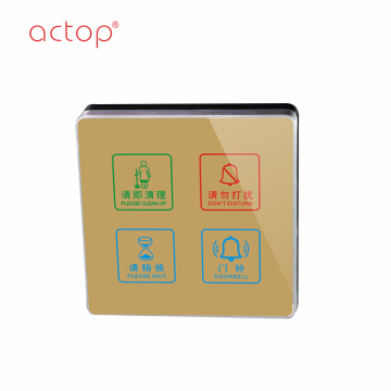 Actop hot selling Smart hotel door plate