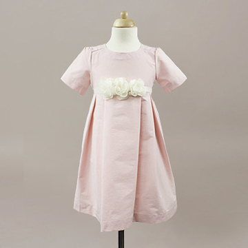 Light pink gown baby-doll children frock model baby frock children girl dress