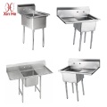 Stainless Steel Compartment Sink With Drainboard