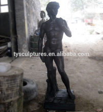 30 years factory directly supplie life size bronze David Copperfield sculpture for decoration