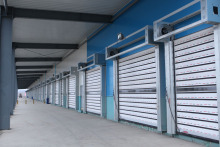 Logistics Parks Application Spiral Rolling Shutter Doors