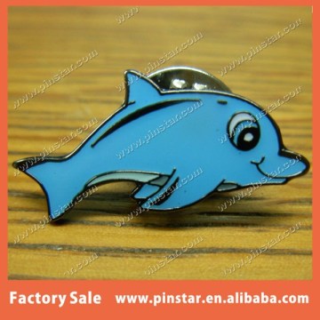 Hot Sales Blue Dolphin pin badge Animal Pin Badge