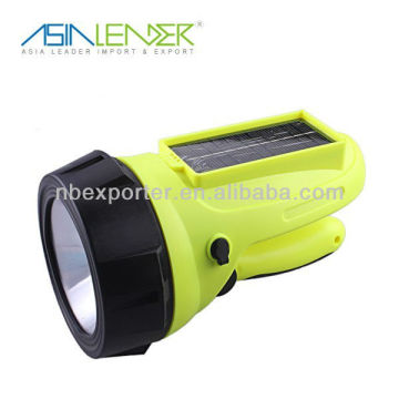 Super Bright Portable Rechargeable Spotlight with Solar