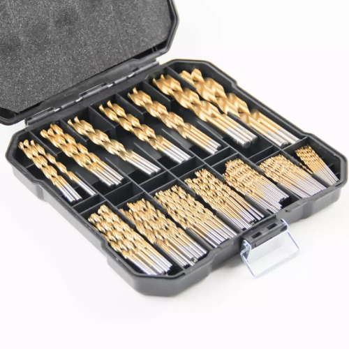 Hot Selling 99pcs Ti-gecoate Twist Drill Bit Set 118 graden HSS-boorbits voor metaal, hout en plastic