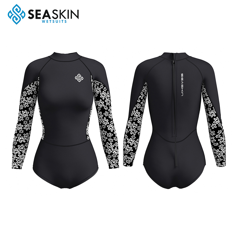 Seaskin Neoprene 2 มม. แขนยาวบิกินี่ท่องเว็บชุดดำน้ำ