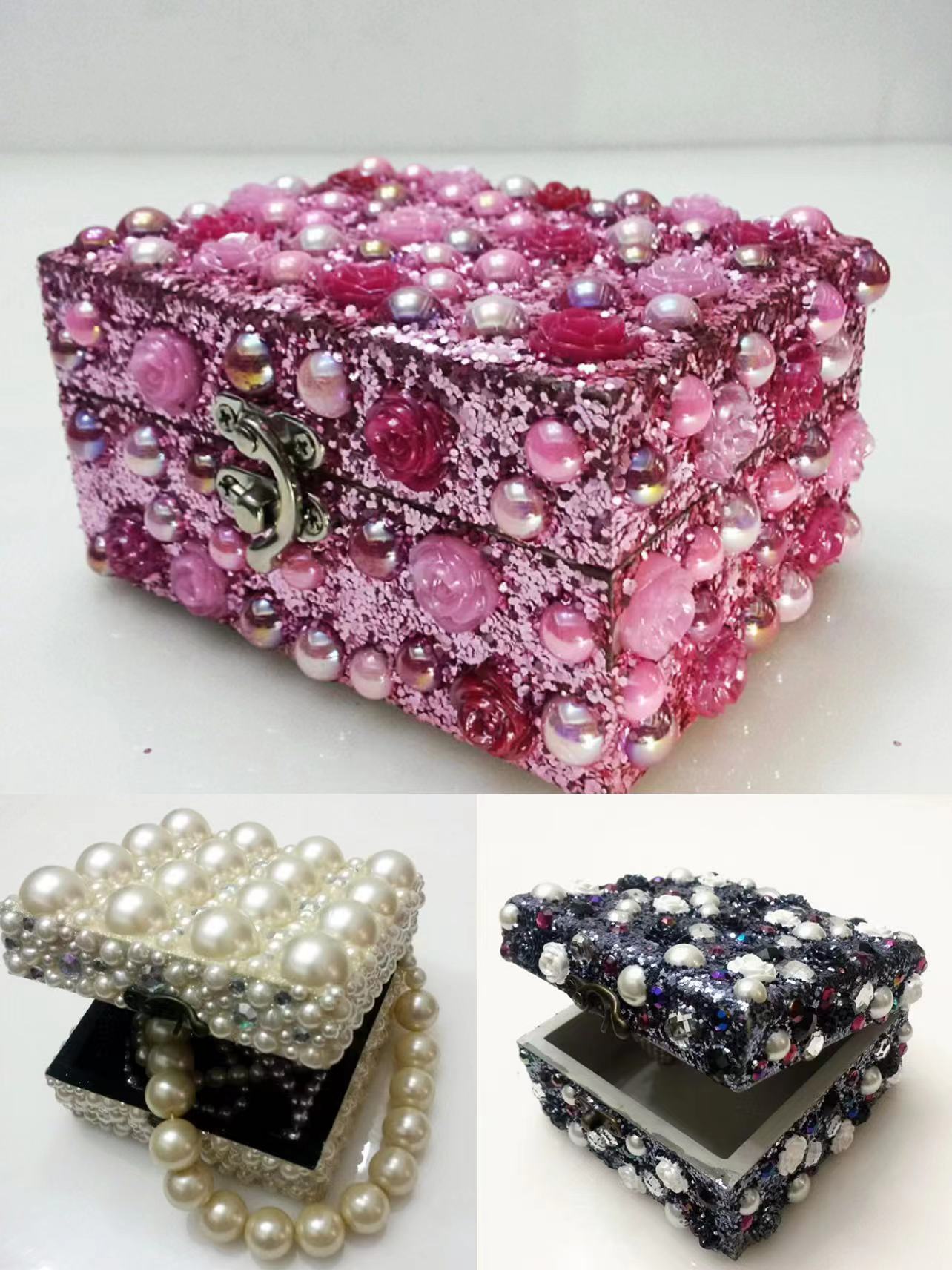 Jewelry storage wooden box Jewelry storage wooden box