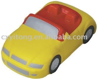 Car shaped PU toy