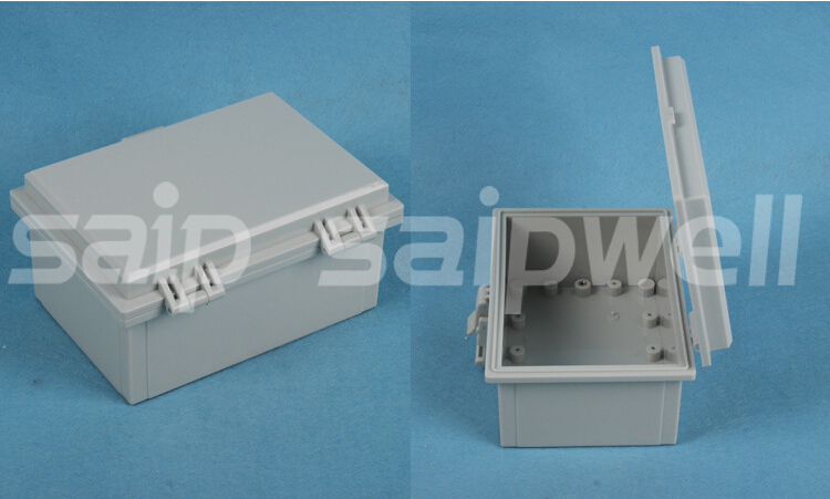 SAIP/SAIPWELL Wholesale Draw Latch Type 140*160*80mm IP65 Electrical ABS Outdoor Enclosures