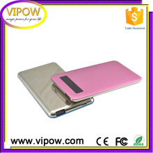 Ultra thin touch switch powerbank 5000mah for mobile phone
