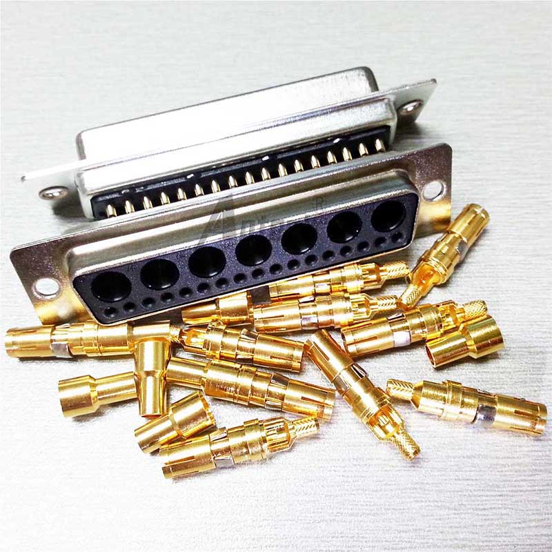 Power D-SUB Connector 43W2 180 darjah Solder Female