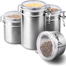Stainless Steel Kitchen Airtight Food Containers