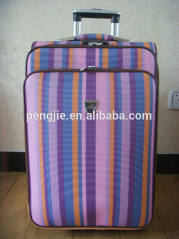 hot sale 600D polyester EVA luggage trolley bag